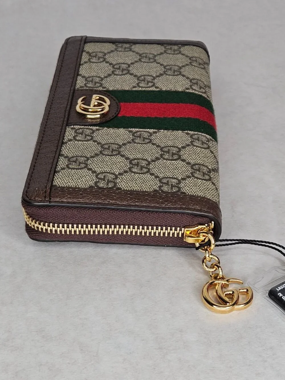 Gucci GG Supreme Canvas Ophidia Long Wallet Zippy Organizer - Picture 5 of 13